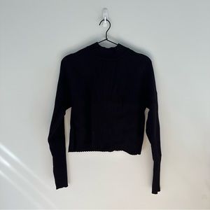 Zara black mock neck sweater
